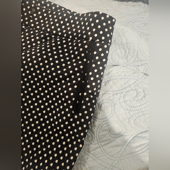 Cynthia Rowley Black And White polka dot Dress shorts Cotton Size 6 Like New! - Picture 2 of 6